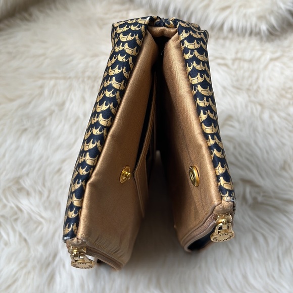 JIM THOMPSON Cosmetic Bag w/ Mirror Elephant Zippered Pouch + paper shopping bag - Picture 8 of 15